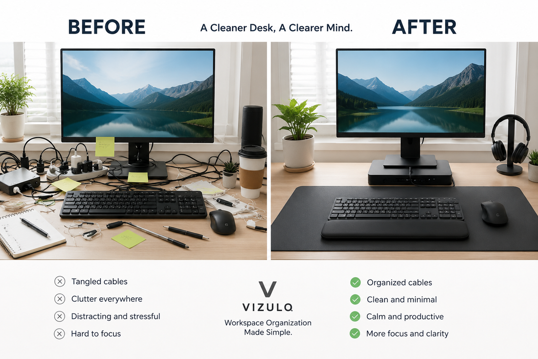 Simple Ways to Create a Cleaner and More Productive Desk